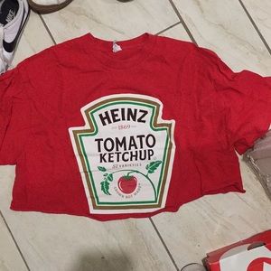 ketchup red t shirt